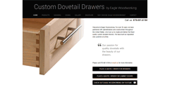 Desktop Screenshot of eagledovetaildrawers.com
