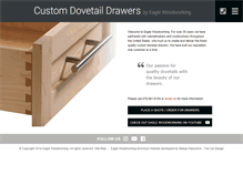 Tablet Screenshot of eagledovetaildrawers.com